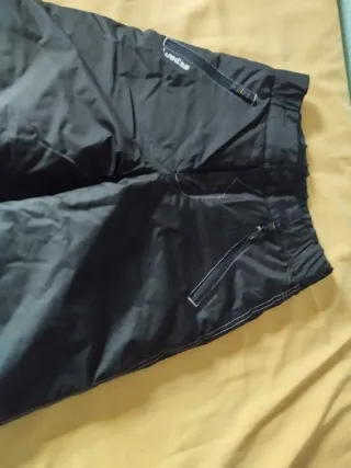 Pantalón de esquí infantil negro 10 años