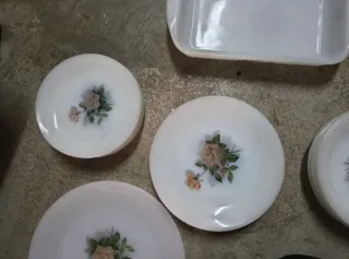 Vajilla Arcopal Flor Rosa