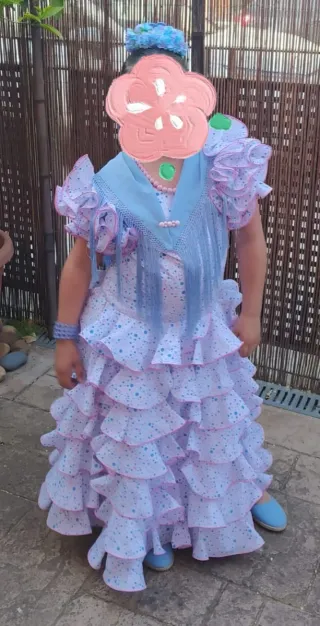 Traje Flamenca Niña Hipercor Talla 10/11