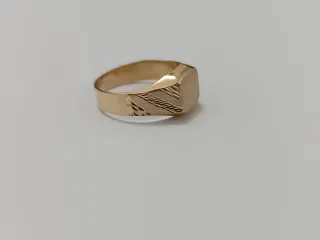 Anillo Sello Oro 18k