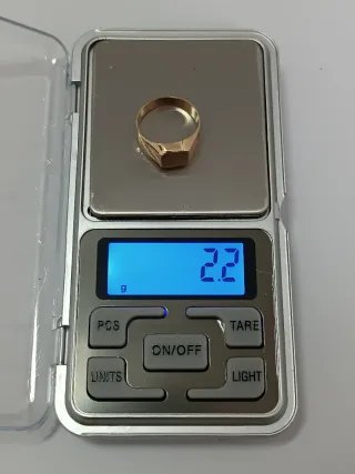 Anillo Sello Oro 18k