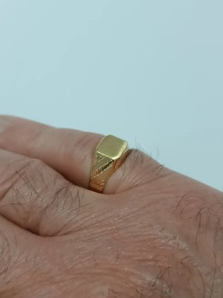 Anillo Sello Oro 18k.