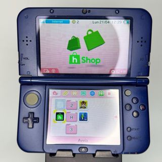 Nintendo New 3DS XL Blu Metallizzato Con Chip