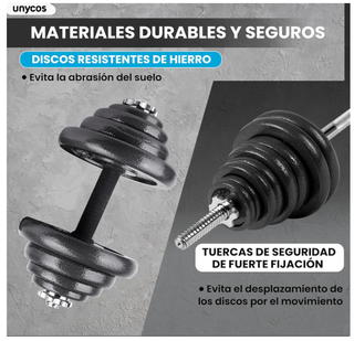 Mancuernas Ajustables 3 en 1