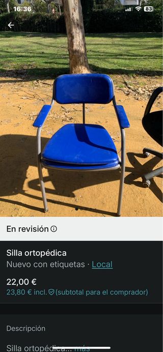 Silla ortopédica