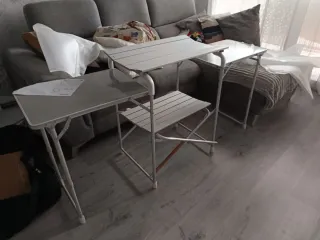 Mesa Cocina Camping Plegable Tectake