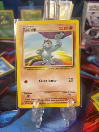 Carta Pokémon Machop old 52/102
