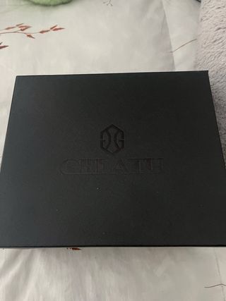 Reloj GELATU Hombre Negro y Plateado