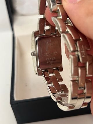 Reloj Fossil Mujer Plata y Blanco