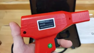 NUEVA!Pistola térmica grapas para soldar plasticos