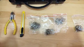 NUEVA!Pistola térmica grapas para soldar plasticos