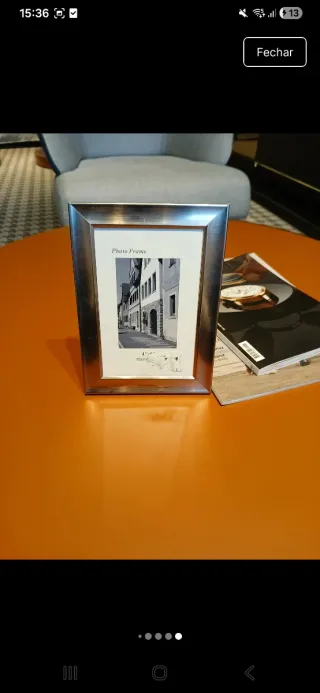 Moldura Prateada 10x15cm