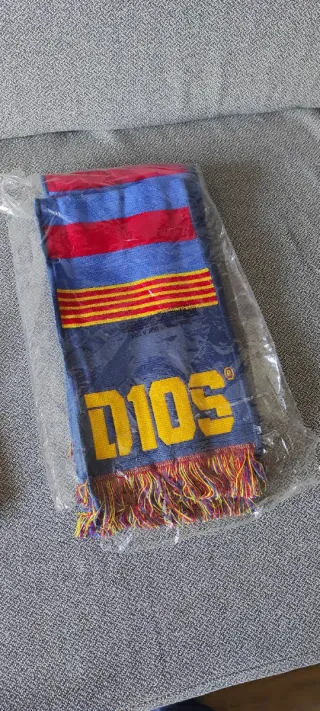 Bufanda FC Barcelona Rayas Azul y Roja