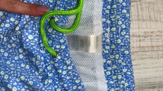 Bañador flores azul y blanco