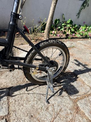 Bicicleta Plegable Negra