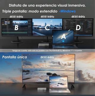 WAVLINK Thunderbolt 5 Dock 12en1 120Gbps