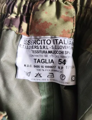 Pantaloni Gore-Tex Impermeabili Militari 54 Nuovi