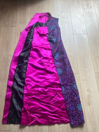 Vestido asiático Cheongsam XS
