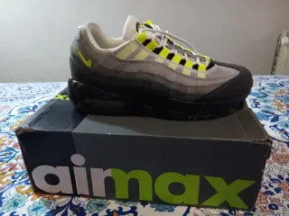 Nike Air Max 95 TT Gris/Verde Flúor Talla 42