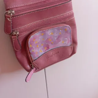 Borsa a tracolla dipinta a mano vintage