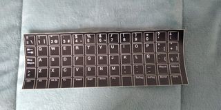 Pegatina 15mm Vinilo Teclado Portátil Alta Calidad