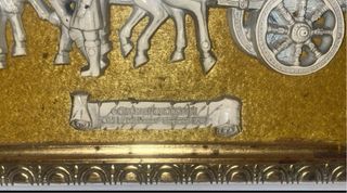 Cuadro Carruaje con Caballos y Soldados