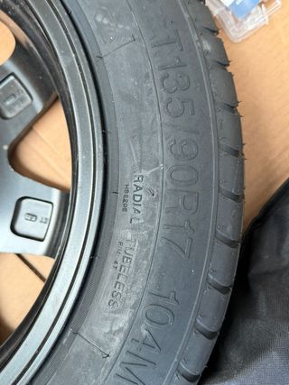 oulet! Rueda de repuesto 135/90 R17 para subaru