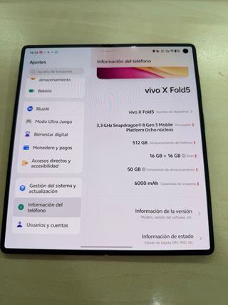 Vivo X Fold 5 16/512GB Nero