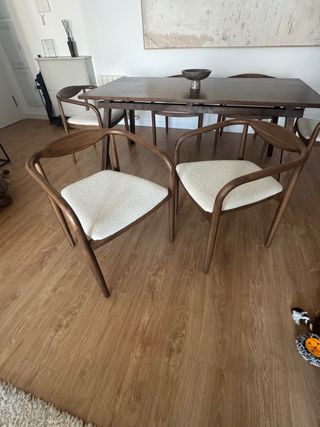 Pack 2 Sillas Comedor Mallory Madera SKLUM