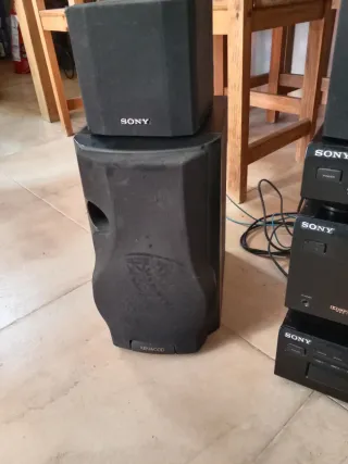 Equipo de música Sony negro