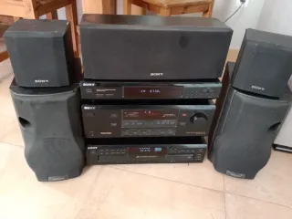 Equipo de música Sony negro