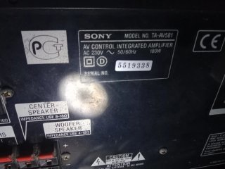 Equipo de música Sony negro