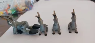 Ciuchini Shrek 3 pezzi + 1 asino