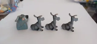 Ciuchini Shrek 3 pezzi + 1 asino