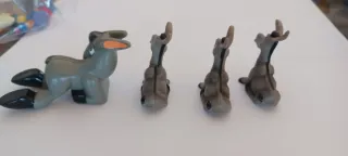 Ciuchini Shrek 3 pezzi + 1 asino