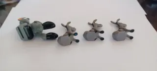 Ciuchini Shrek 3 pezzi + 1 asino