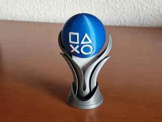 Trofeo Platino PlayStation Azul