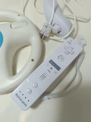 Mando Wii Motion Plus y volante