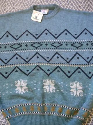 Maglione in lana vintage Made in Italy anni '90 XL