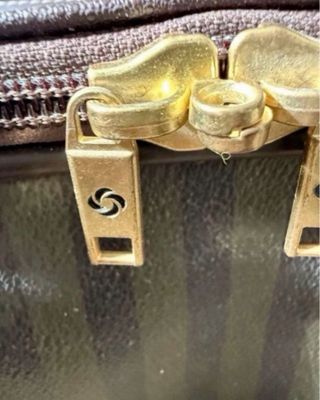 Conjunto Maletas Vintage Marrón y Negro