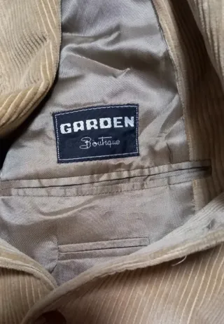 Chaqueta Pana Hombre T.56 Beige