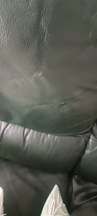 Sofá de dos plazas verde oscuro