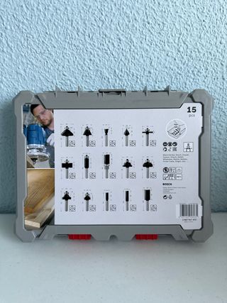 Set Brocas Fresadoras Bosch 15 Piezas