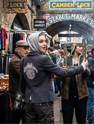 Chaqueta Punkyfish Rayas Azul y Blanca