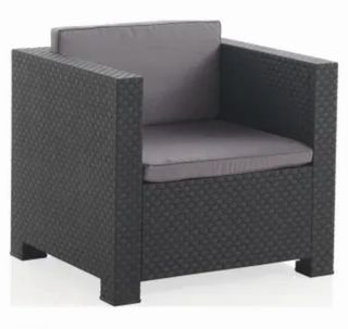 Conjunto de Resina Sophie Sofa con sillones y mesa