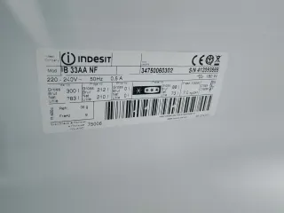 Nevera Indesit Blanca