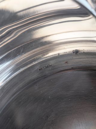 Plato Panera Alpaca Firma MEDHUR Antiguo