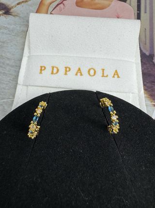 Pendientes PDPAOLA plata de ley y baño de oro