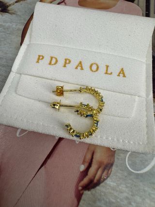 Pendientes PDPAOLA plata de ley y baño de oro