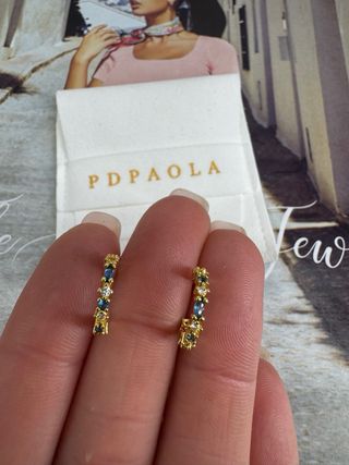 Pendientes PDPAOLA plata de ley y baño de oro